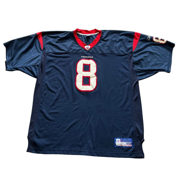 Vintage Reebok NFL Houston Texans David Carr #8 Jersey Size 2XL - Picture 1 of 13